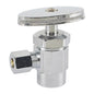 HYDRO MASTER Lead Free Brass Chrome Plated Compression Outlet Multi Turn Stop Angle Valve - watertech plumbing supply