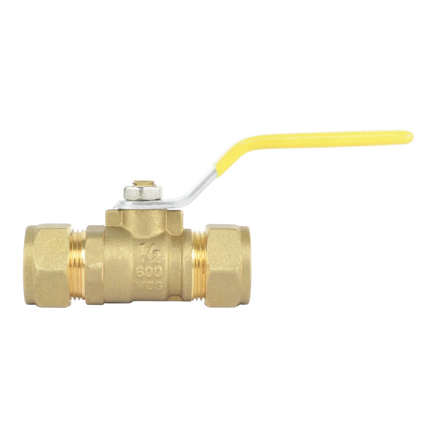 Compression Brass Ball Valve - watertech plumbing supply