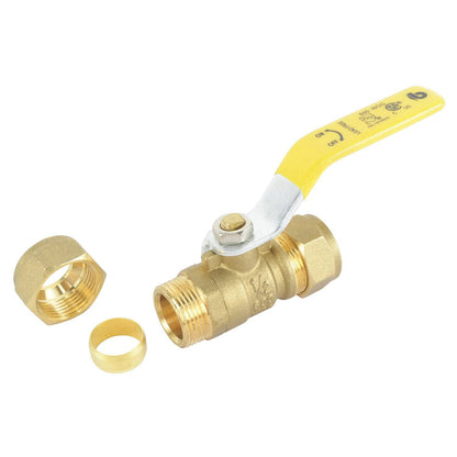 Compression Brass Ball Valve - watertech plumbing supply