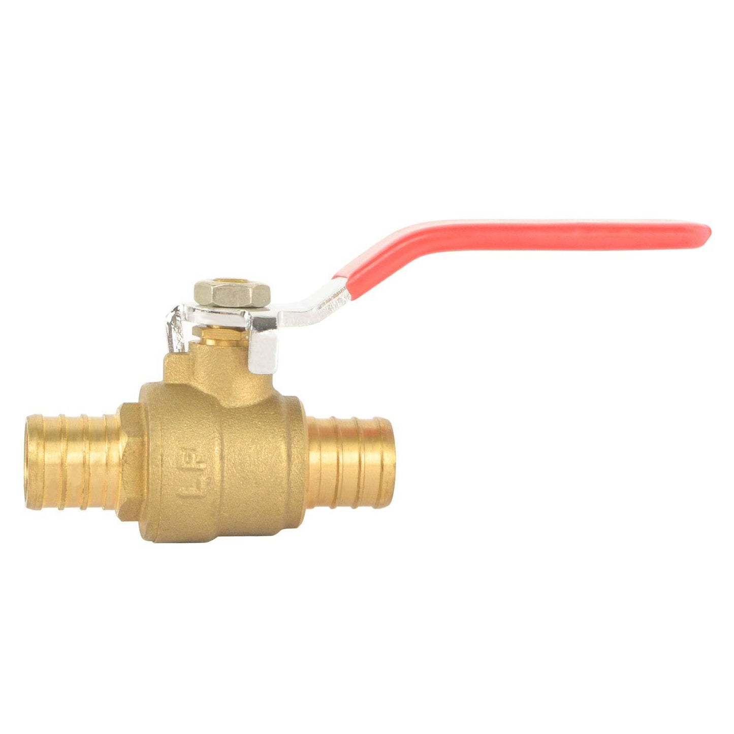 HYDRO MASTER PEX Ball Valve,Lead Free Brass, ASIN F1807, 600WOG, Pack of 5 - watertech plumbing supply