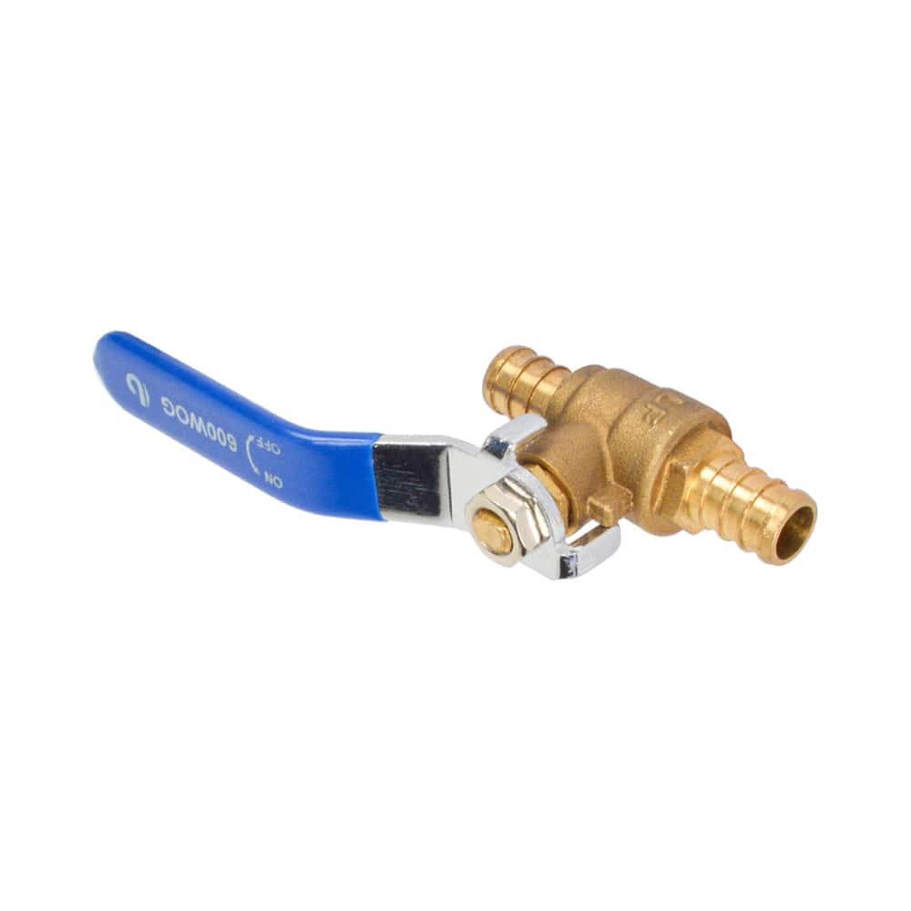 HYDRO MASTER PEX Brass Ball Valve,Lead Free Brass,ASIN F1807, 600WOG - watertech plumbing supply