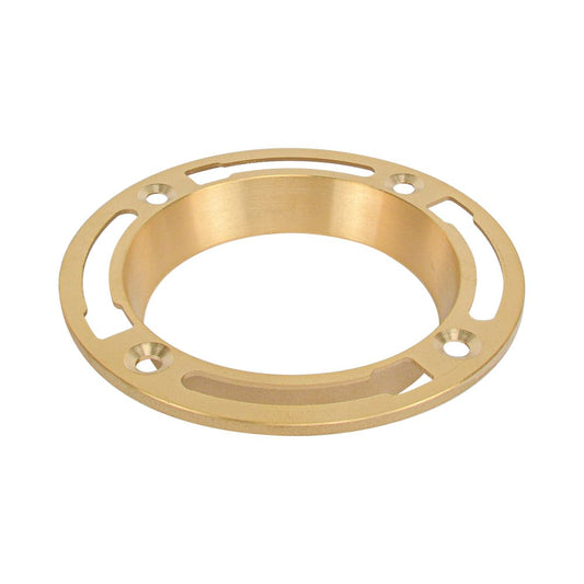 HYDRO MASTER Brass Deep Closet Floor Flange