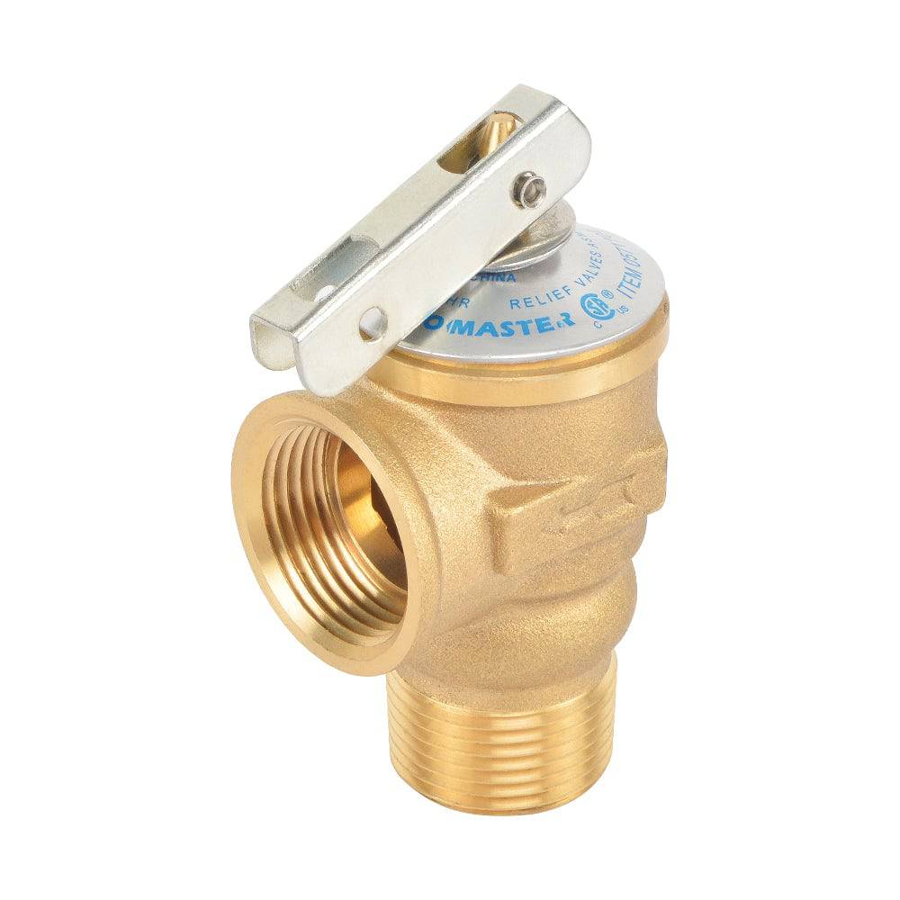 HYDRO MASTER Tankless Water Heater Brass Pressure Relief Valve - watertech plumbing supply