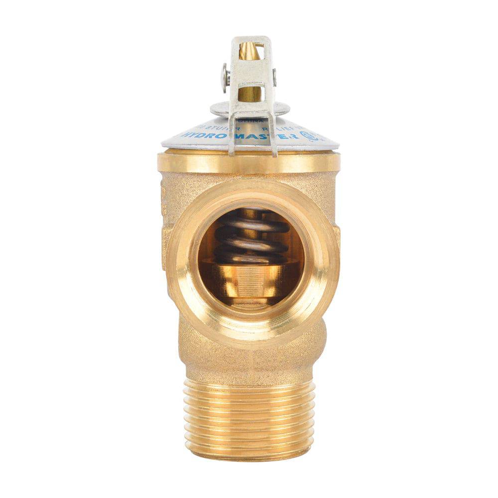 HYDRO MASTER Tankless Water Heater Brass Pressure Relief Valve - watertech plumbing supply