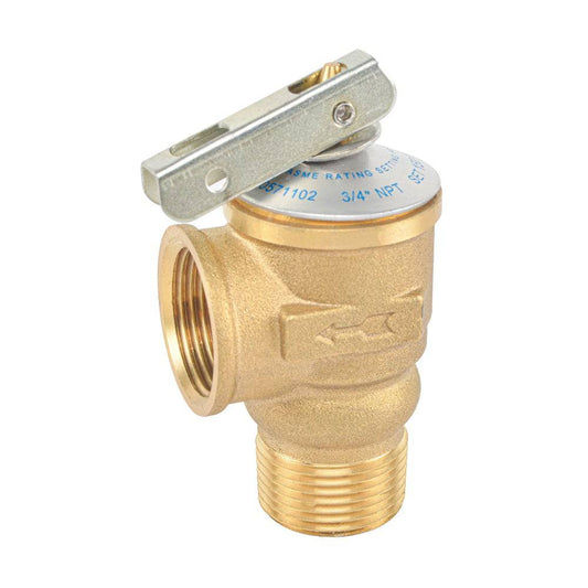 HYDRO MASTER Tankless Water Heater Brass Pressure Relief Valve - watertech plumbing supply