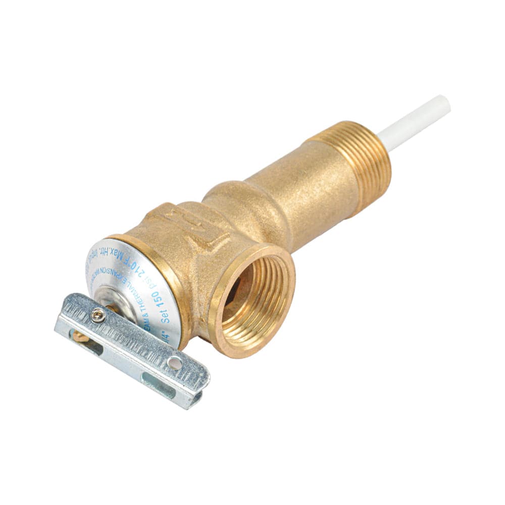 HYDRO MASTER Automatic Long Shank Temperature and Pressure Relief Valve with Extension Probe and Lever (Long Shank) - watertech plumbing supply