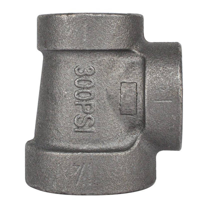 HYDRO MSATER NPT Thread Cast Iron Black Fittings Reducing Tee Iron Pipe Fittings - watertech plumbing supply