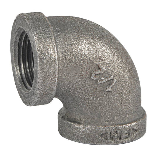HYDRO MSATER NPT Thread Cast Iron Black Fittings Elbow Iron Pipe Fittings - watertech plumbing supply