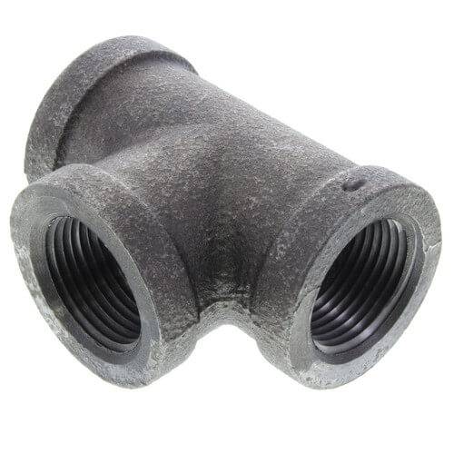 HYDRO MSATER NPT Thread Cast Iron Black Fittings Tee Iron Pipe Fittings - watertech plumbing supply