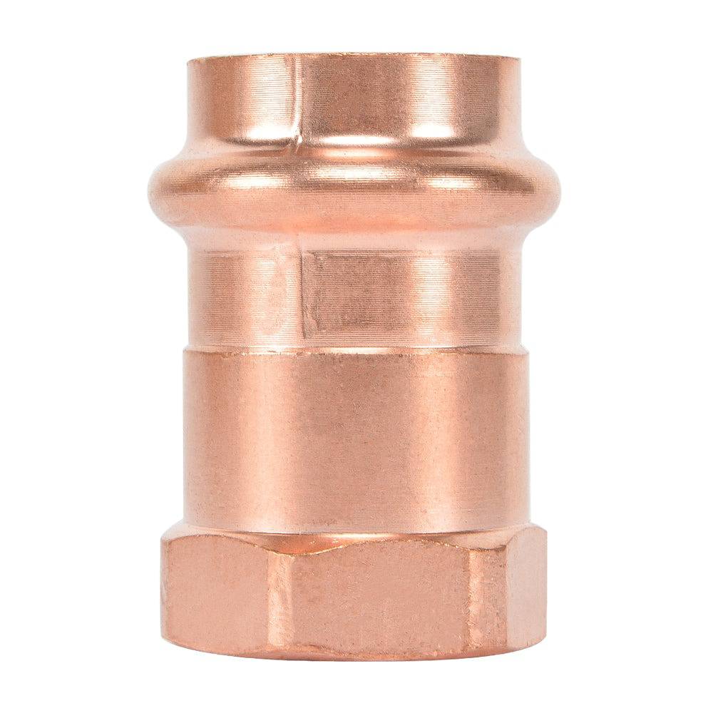 HYDRO MSATER NPT Thread Copper Pipe Connection Straight Copper Fittings - watertech plumbing supply