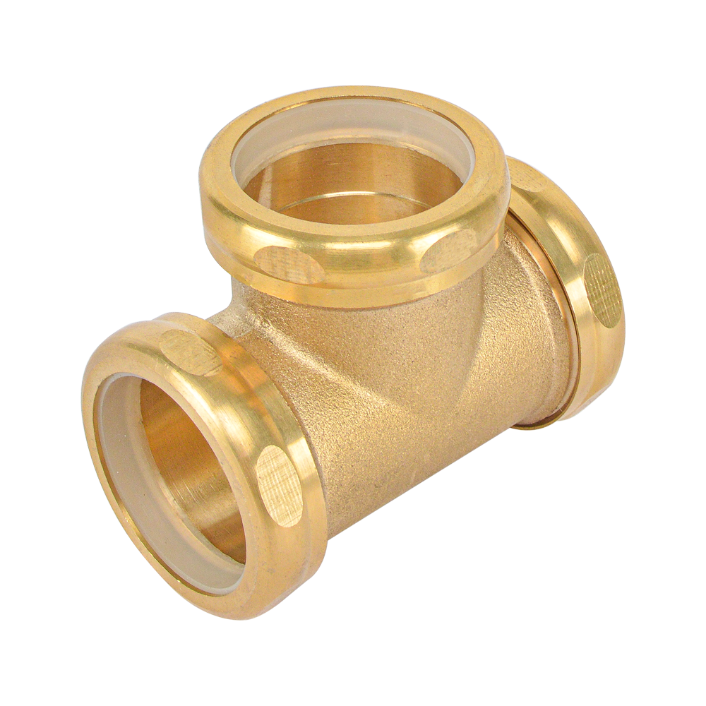 1-1/2" Brass Nut Washer Brass Nut Slip Tee - watertech plumbing supply