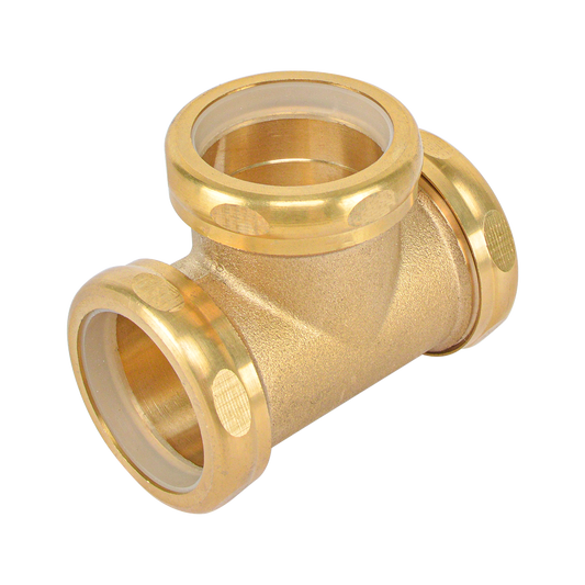 1-1/2" Brass Nut Washer Brass Nut Slip Tee - watertech plumbing supply