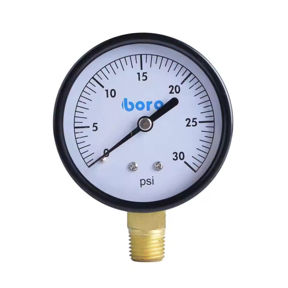 1/4" NPT Brass Connection 2.5" Pressure Gauge - watertech plumbing supply