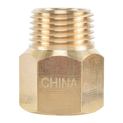 NPT Thread Long Type Forged Brass Connection Adapter Pipe Fittings - watertech plumbing supply