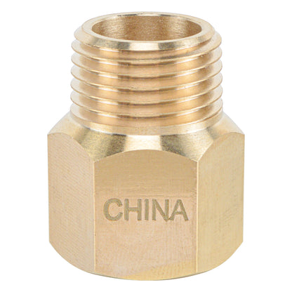 NPT Thread Long Type Forged Brass Connection Adapter Pipe Fittings - watertech plumbing supply