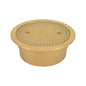 HYDRO MASTER Brass Floor Cleanout Cover Drain - watertech plumbing supply