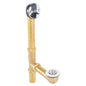 Brass Trip Lever Bath Waste and Overflow with Grid Drain - watertech plumbing supply