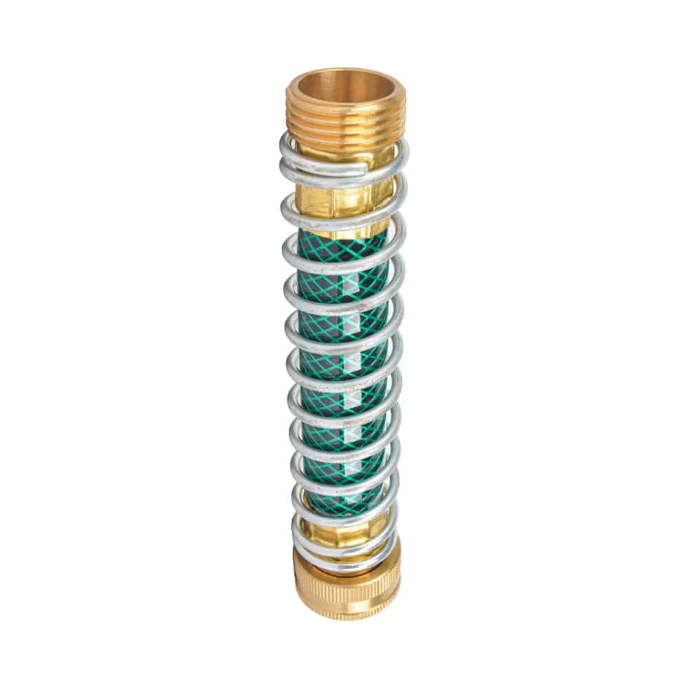 HYDRO MASTER Garden Hose Coiled Spring Protector,Solid Brass Connector,Garden Faucet Extension - watertech plumbing supply
