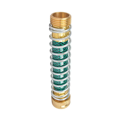 HYDRO MASTER Garden Hose Coiled Spring Protector,Solid Brass Connector,Garden Faucet Extension - watertech plumbing supply