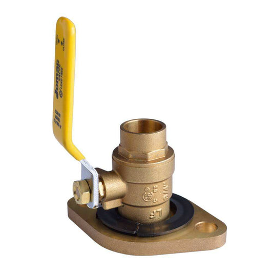 HYDRO MASTER Brass Isolate Valve with Swivel Flange 600WOG - watertech plumbing supply