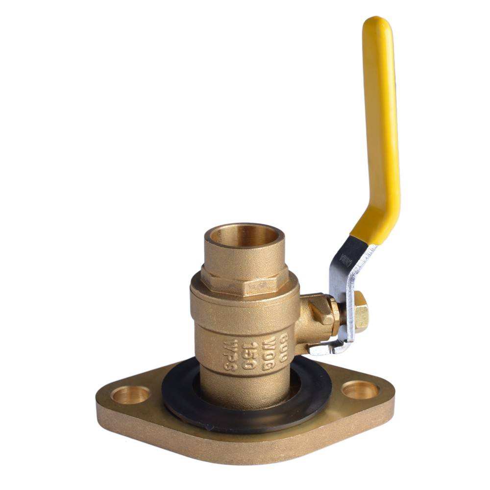 HYDRO MASTER Brass Isolate Valve with Swivel Flange 600WOG - watertech plumbing supply