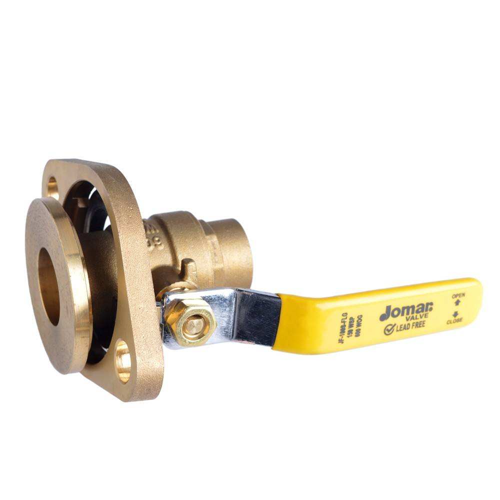 HYDRO MASTER Brass Isolate Valve with Swivel Flange 600WOG - watertech plumbing supply