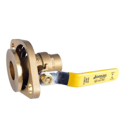 HYDRO MASTER Brass Isolate Valve with Swivel Flange 600WOG - watertech plumbing supply