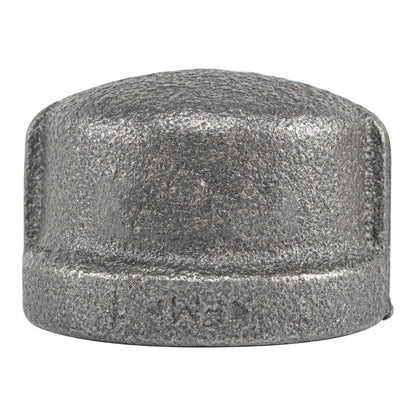 HYDRO MSATER NPT Thread Black Fittings Cap Iron Pipe Malleable Fittings - watertech plumbing supply