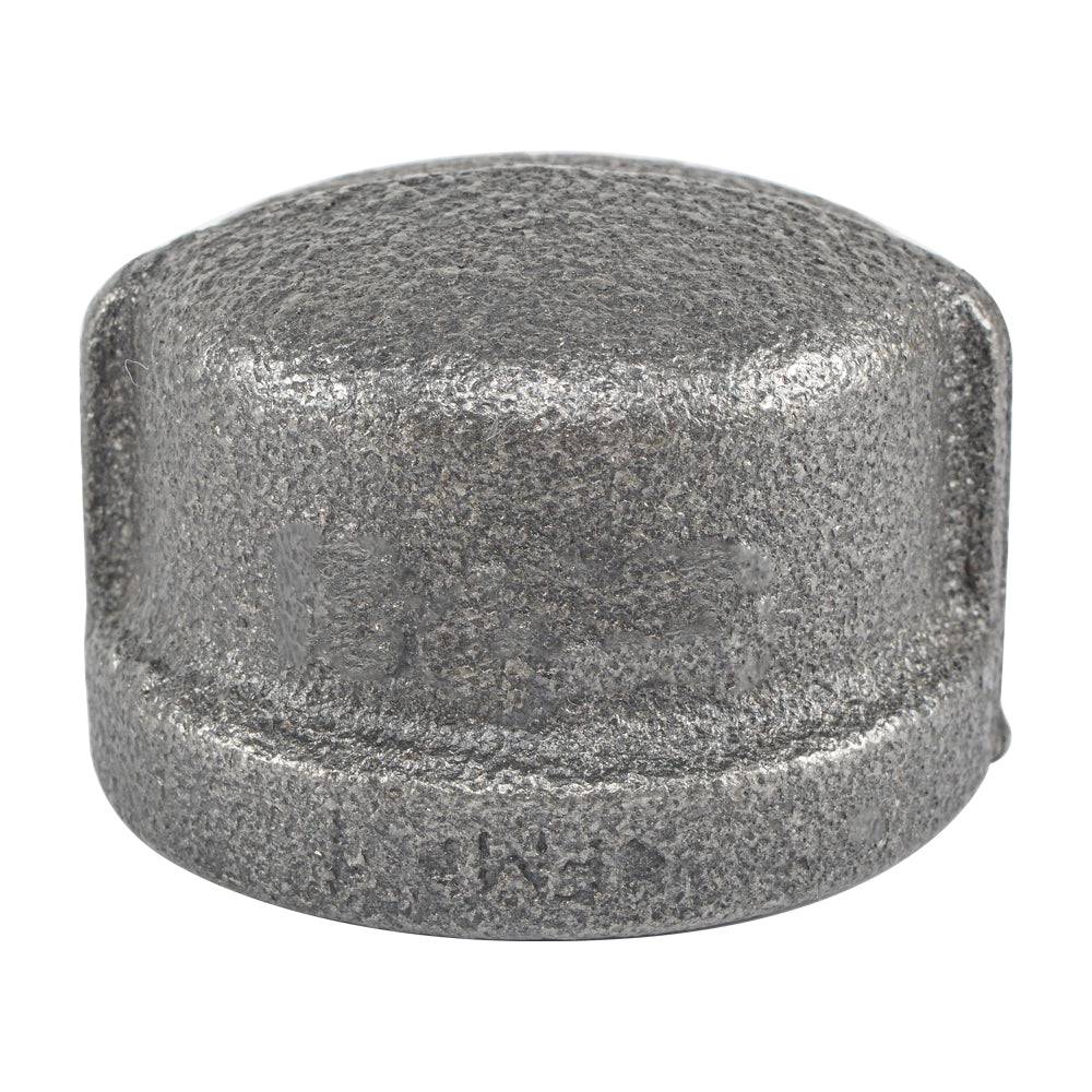 HYDRO MSATER NPT Thread Black Fittings Cap Iron Pipe Malleable Fittings - watertech plumbing supply