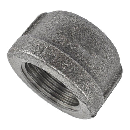 HYDRO MSATER NPT Thread Black Fittings Cap Iron Pipe Malleable Fittings - watertech plumbing supply