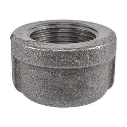 HYDRO MSATER NPT Thread Black Fittings Cap Iron Pipe Malleable Fittings - watertech plumbing supply