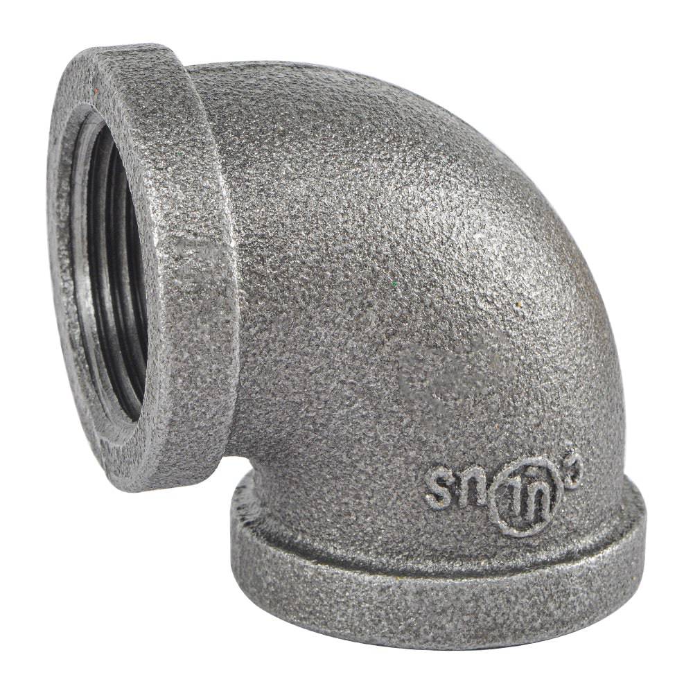 HYDRO MSATER NPT Thread Black Fittings 90° Elbow Iron Pipe Malleable Fittings - watertech plumbing supply