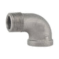 HYDRO MSATER NPT Thread Black Fittings 90° Elbow Iron Pipe Malleable Fittings - watertech plumbing supply