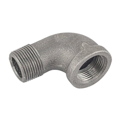 HYDRO MSATER NPT Thread Black Fittings 90° Elbow Iron Pipe Malleable Fittings - watertech plumbing supply