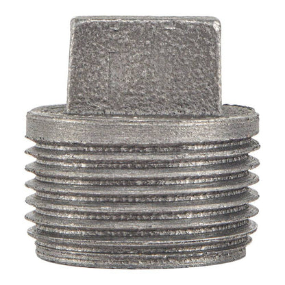 HYDRO MSATER NPT Thread Black Fittings Plug Iron Pipe Malleable Fittings - watertech plumbing supply