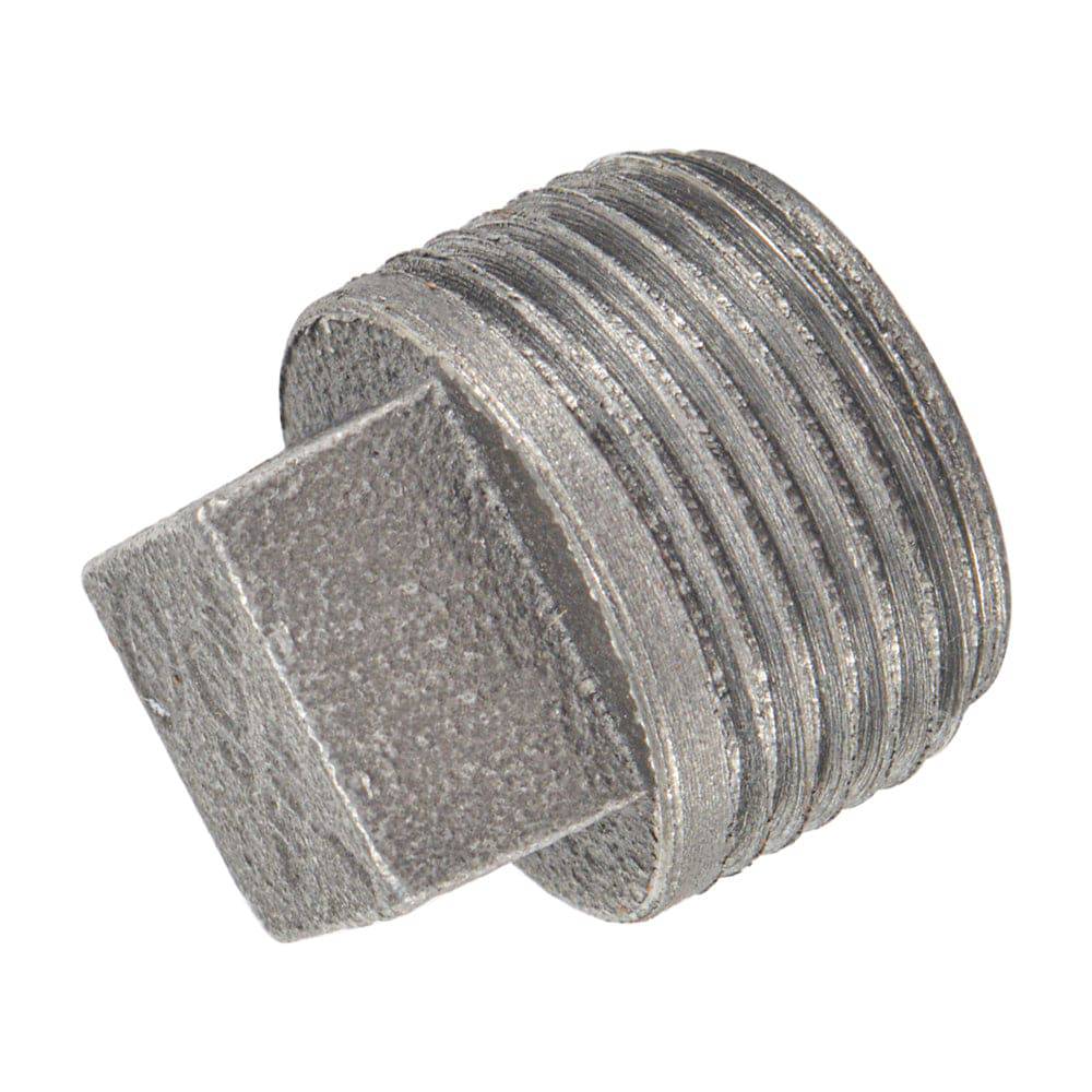 HYDRO MSATER NPT Thread Black Fittings Plug Iron Pipe Malleable Fittings - watertech plumbing supply