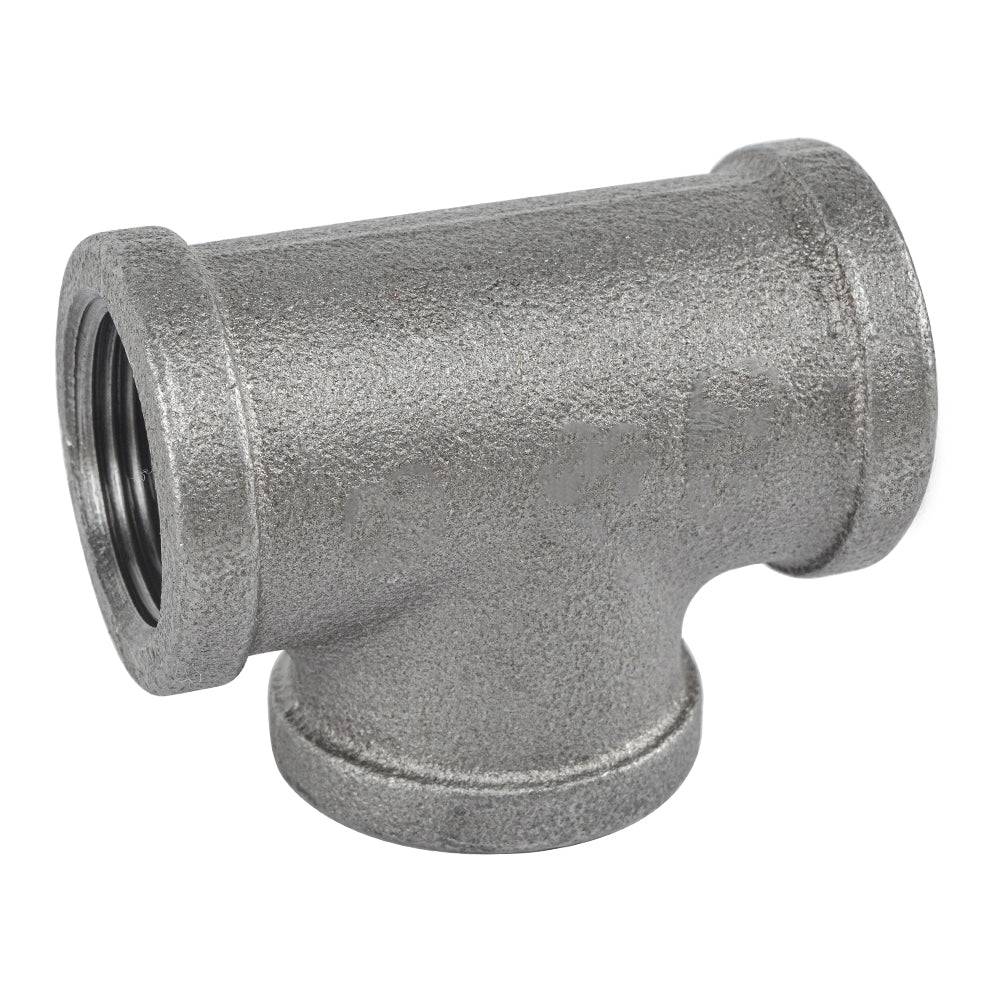 HYDRO MSATER NPT Thread Black Fittings Tee Iron Pipe Malleable Fittings - watertech plumbing supply