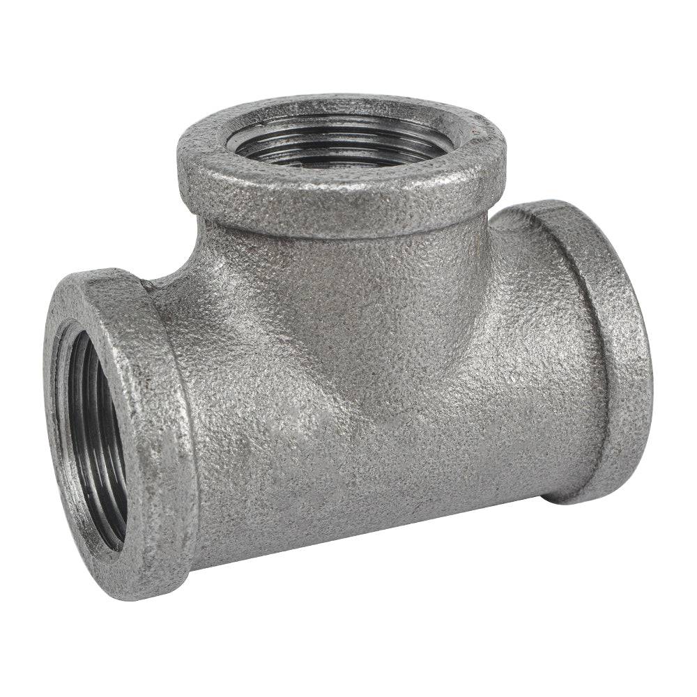 HYDRO MSATER NPT Thread Black Fittings Tee Iron Pipe Malleable Fittings - watertech plumbing supply