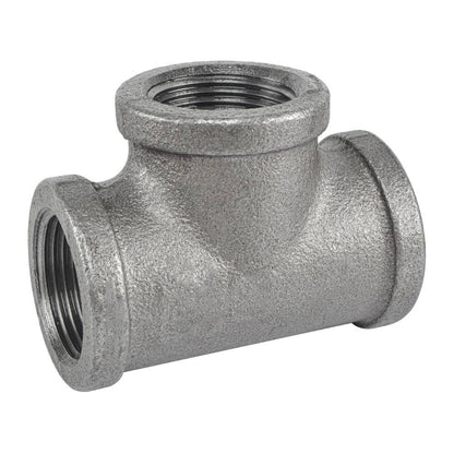 HYDRO MSATER NPT Thread Black Fittings Tee Iron Pipe Malleable Fittings - watertech plumbing supply
