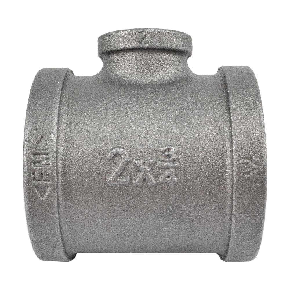 HYDRO MSATER NPT Thread Black Fittings Reducing Tee Iron Pipe Malleable Fittings - watertech plumbing supply