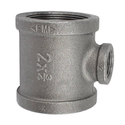 HYDRO MSATER NPT Thread Black Fittings Reducing Tee Iron Pipe Malleable Fittings - watertech plumbing supply