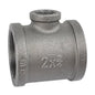 HYDRO MSATER NPT Thread Black Fittings Reducing Tee Iron Pipe Malleable Fittings - watertech plumbing supply