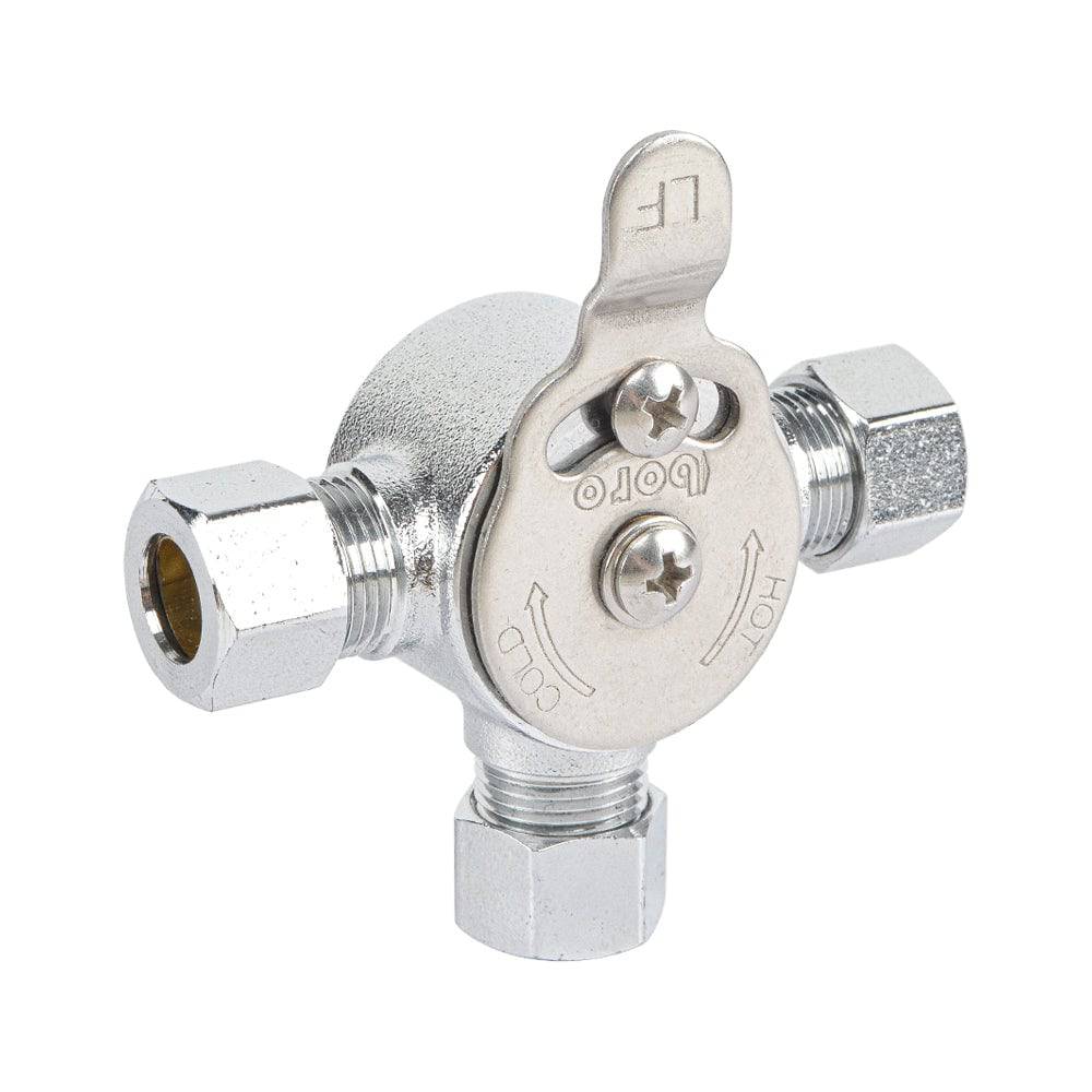 HYDRO MASTER Lead Free Brass Mechanical Water Mixing Valve - watertech plumbing supply
