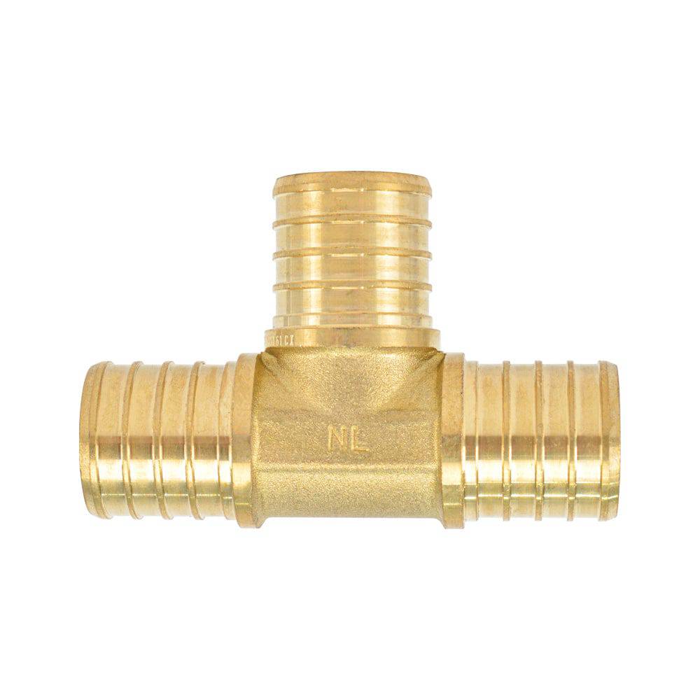 HYDRO MSATER Lead Free Brass PEX Reducing Tee Crimp Fitting Pex Fitting - watertech plumbing supply
