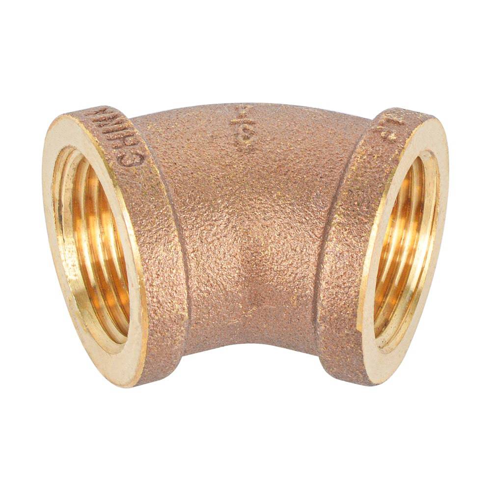 Brass 45 Elbow Fitting, Lead Free Brass - watertech plumbing supply
