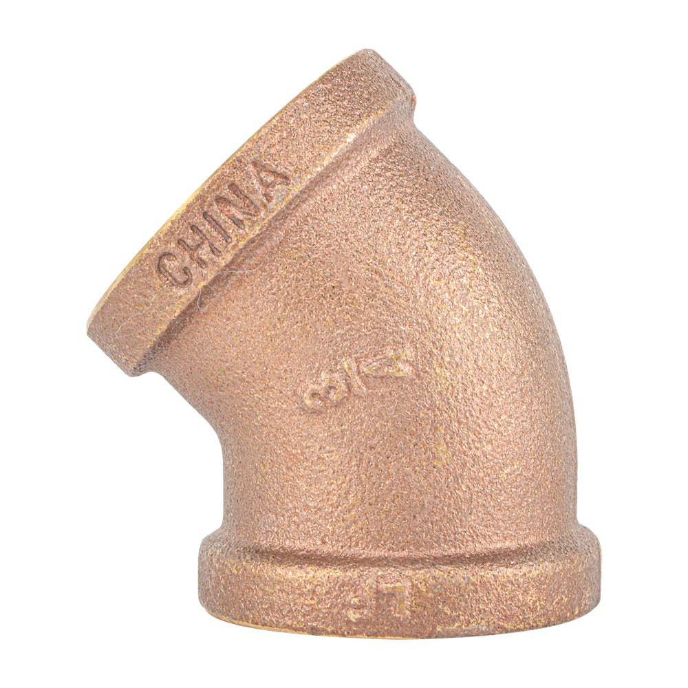 Brass 45 Elbow Fitting, Lead Free Brass - watertech plumbing supply