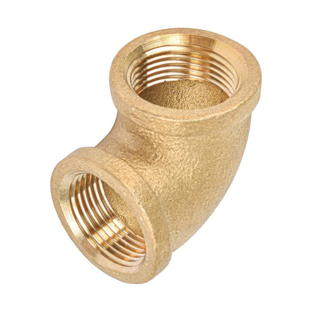 Brass 90-Degree Elbow, Lead Free Brass - watertech plumbing supply