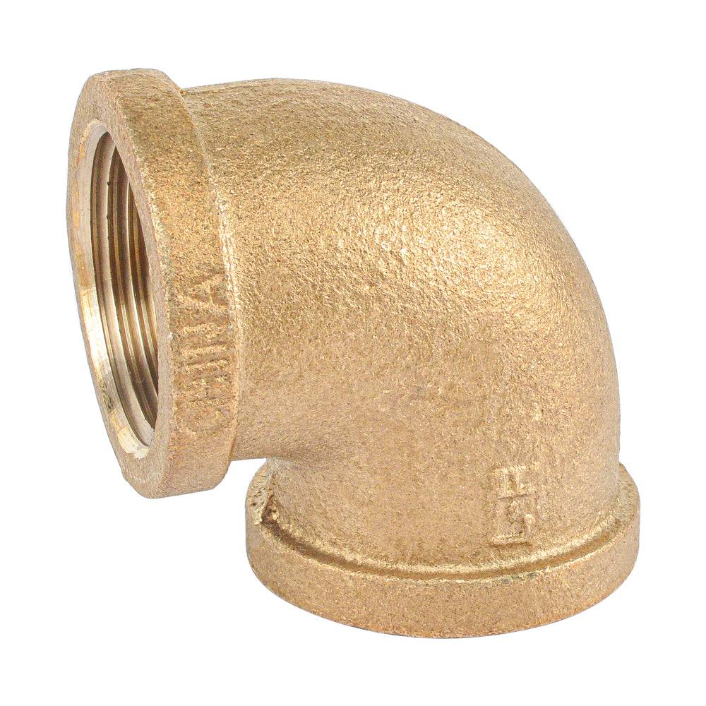 Brass 90-Degree Elbow, Lead Free Brass - watertech plumbing supply