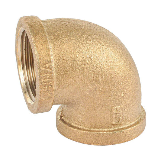Brass 90-Degree Elbow, Lead Free Brass - watertech plumbing supply