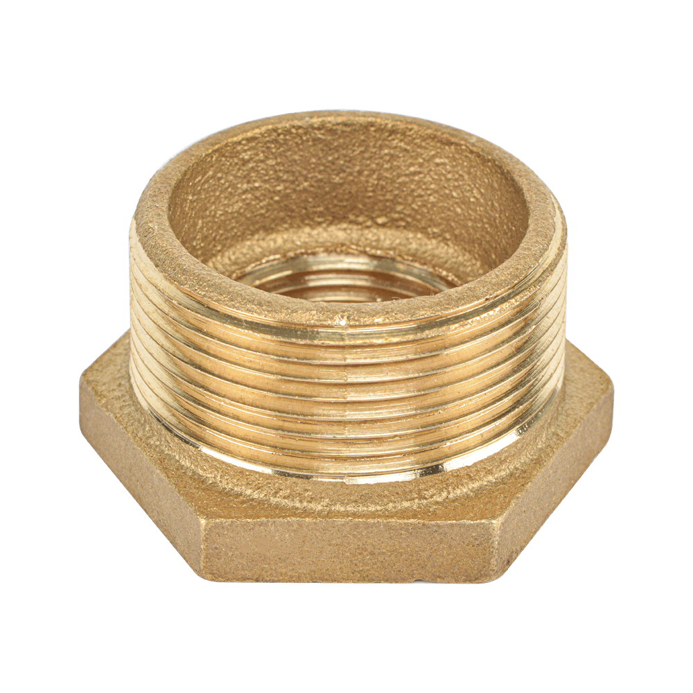 Brass Bushing Fitting , Lead Free Brass - watertech plumbing supply